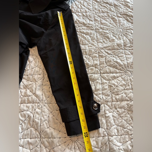 NWOT - XXL London Fog Black Trench Coat - Picture 4 of 11